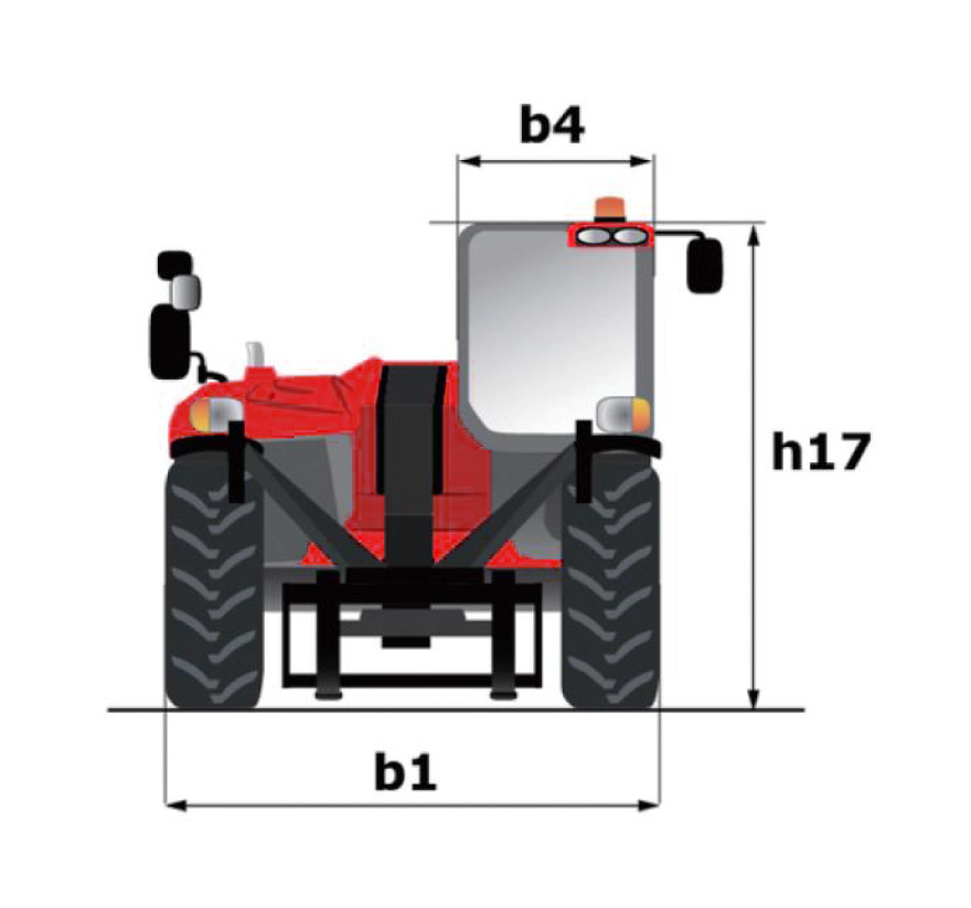 Ładowarka teleskopowa Taures 3350T tech